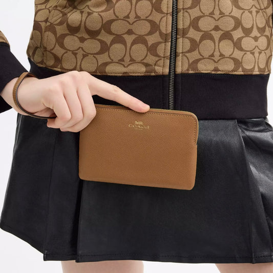 Muñequera Tamaño Regular Lisa -Camel 2