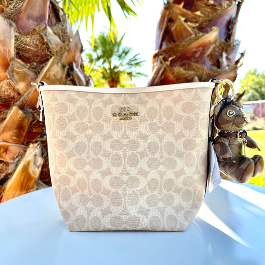 City Bucket Bag Monograma -Arena