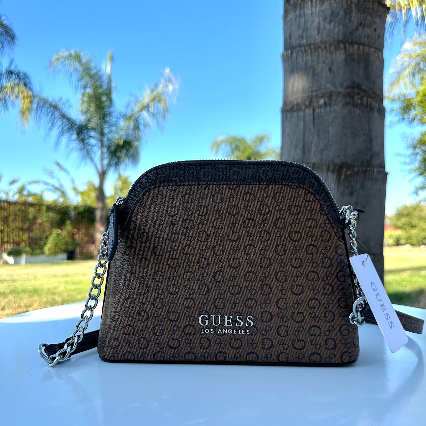 Crossbody Bag Monograma -Café